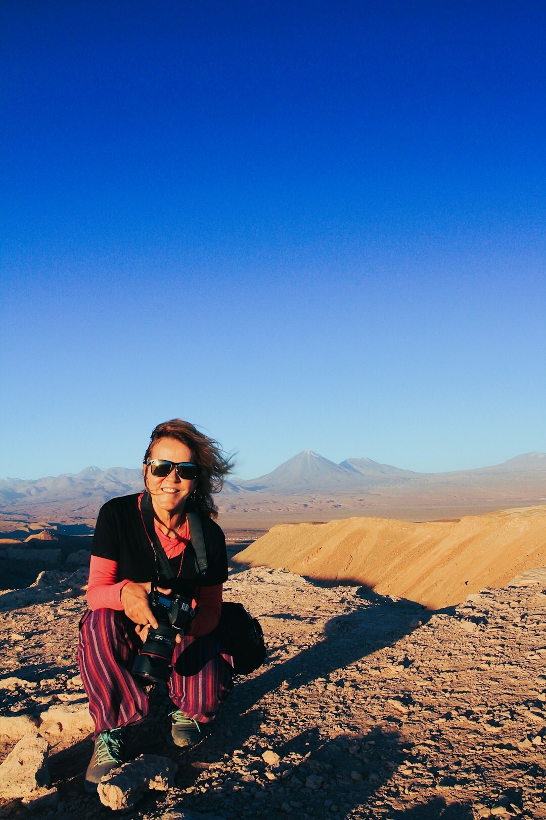 Portrait of a Chilean Mapuche female audiovisual editor